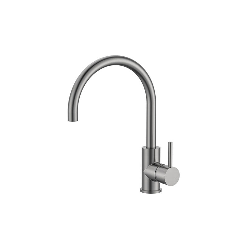 JESS Goose Neck Sink Mixer in Brushed Nickel