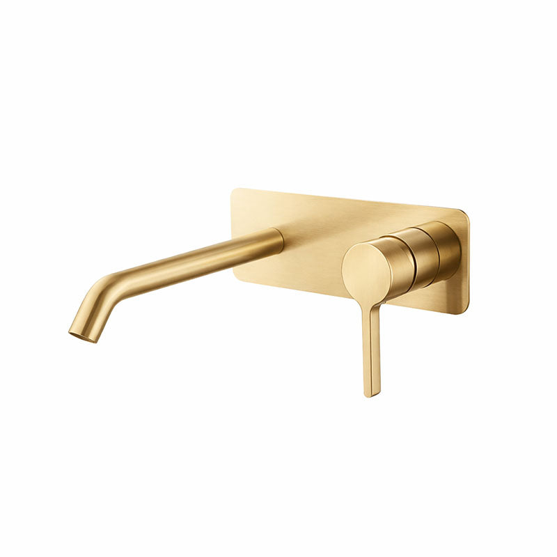 KENZO Basin/Bath Set in Brushed Brass