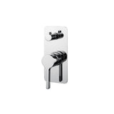 KENZO Shower Mixer with Diverter in Chrome