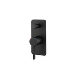 KENZO Shower Mixer with Diverter in Matte Black