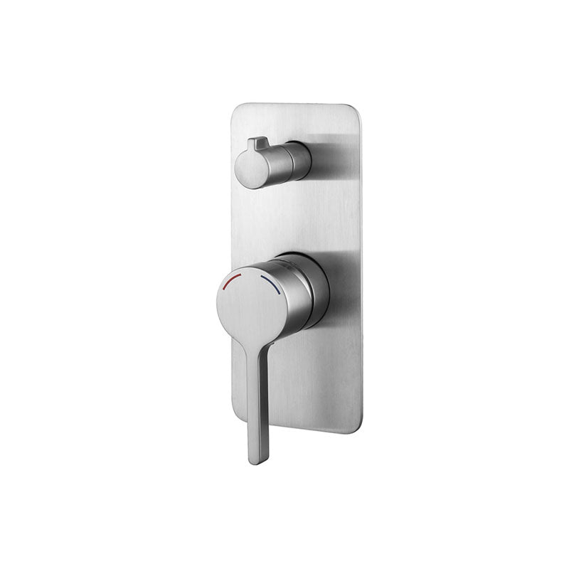 KENZO Shower Mixer with Diverter in Brushed Nickel
