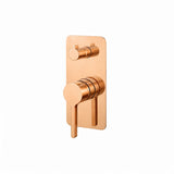 KENZO Shower Mixer with Diverter in Champagne Copper