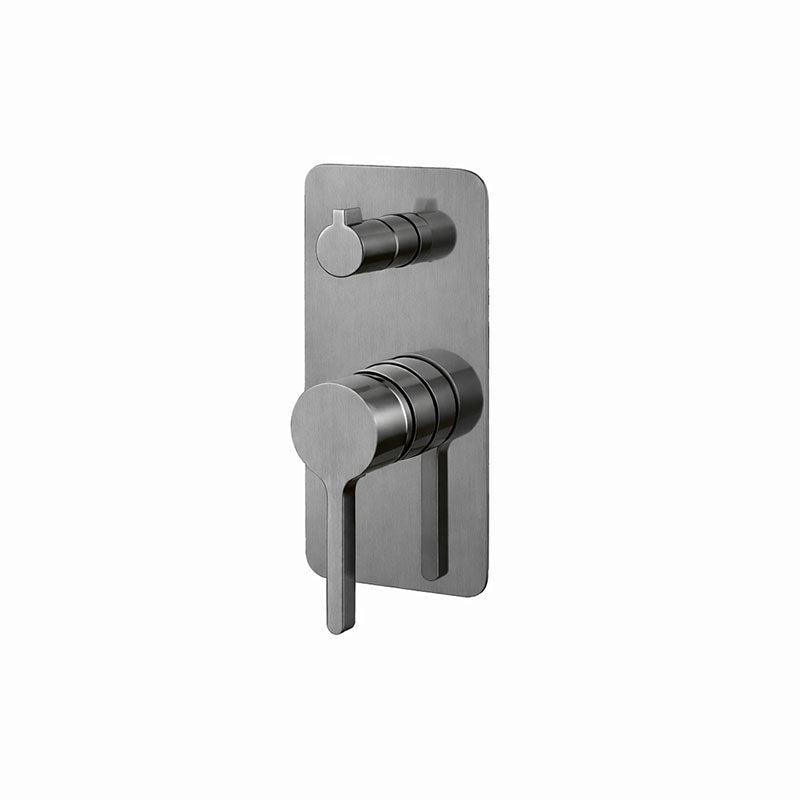 KENZO Shower Mixer with Diverter in Gun Metal