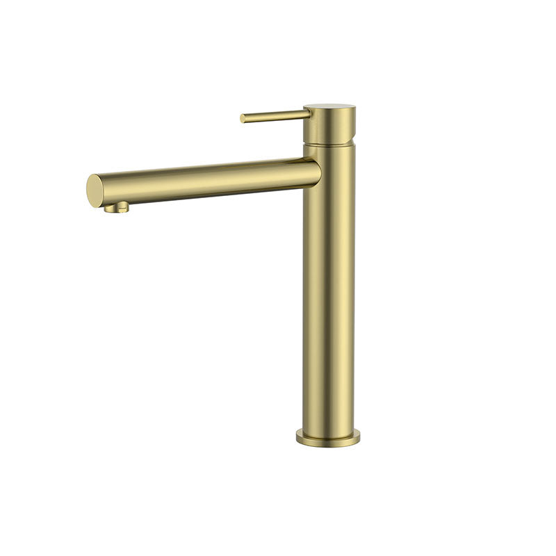 JESS Tower Basin Mixer in Brushed Brass