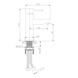 JESS Basin Mixer in Chrome