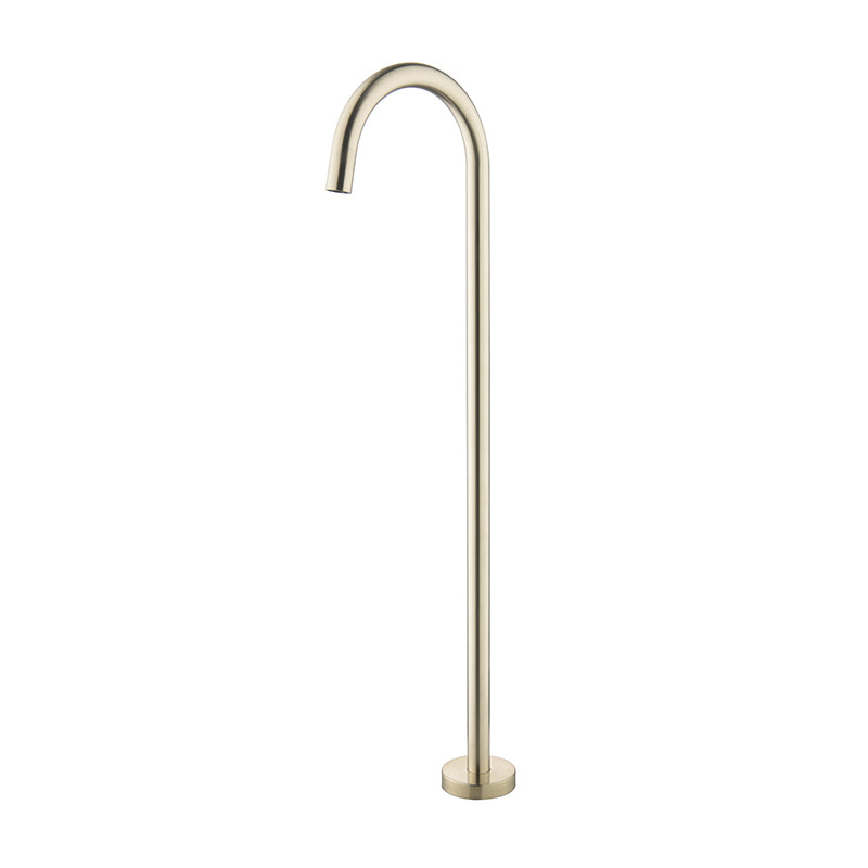 JESS Floor Mounted Bath Filler in Brushed Brass