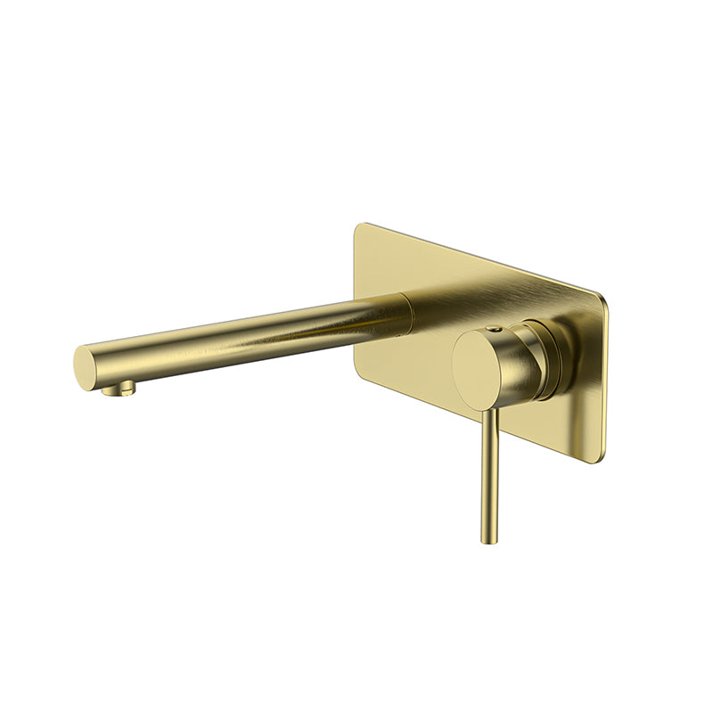 JESS Basin/Bath Set with Straight Spout in Brushed Brass