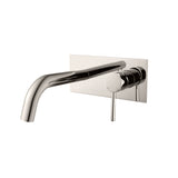 JESS Basin/Bath Set with Curved Spout in Brushed Nickel