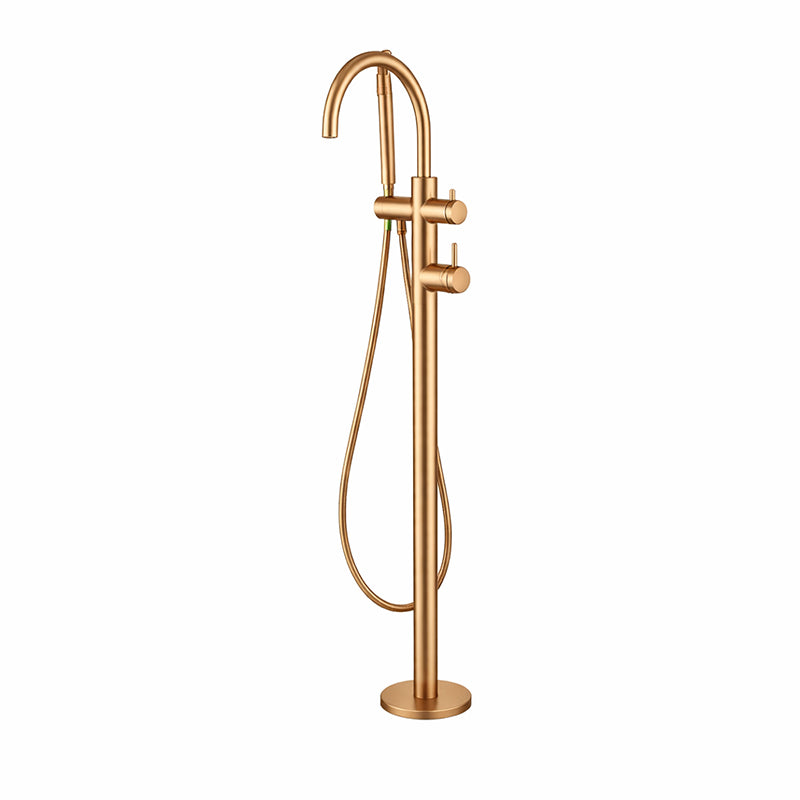 JESS Free Standing Bath Mixer in Champagne Copper