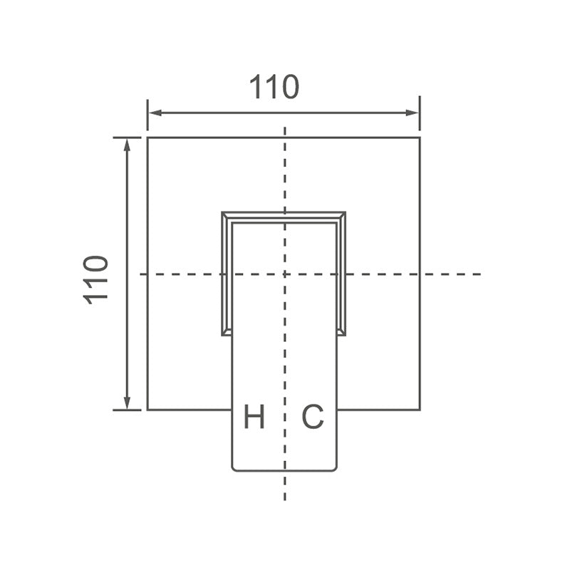 ACQUA Shower Mixer Chrome Finish