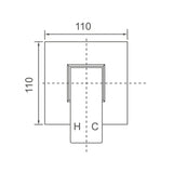 ACQUA Shower Mixer Chrome Finish