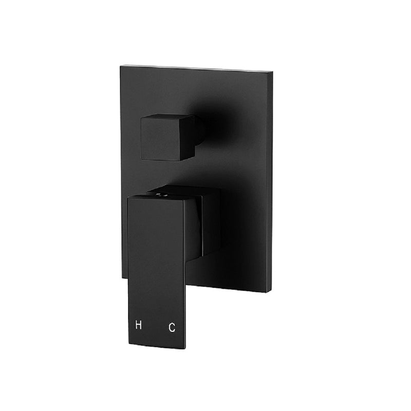 ACQUA BLACK Shower Mixer with Diverter in Matte Black