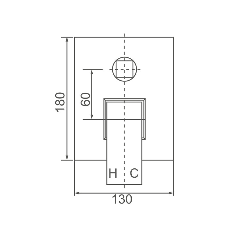 ACQUA BLACK Shower Mixer with Diverter in Matte Black