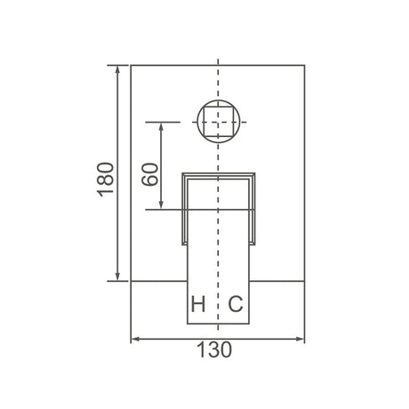 ACQUA BLACK Shower Mixer with Diverter in Matte Black