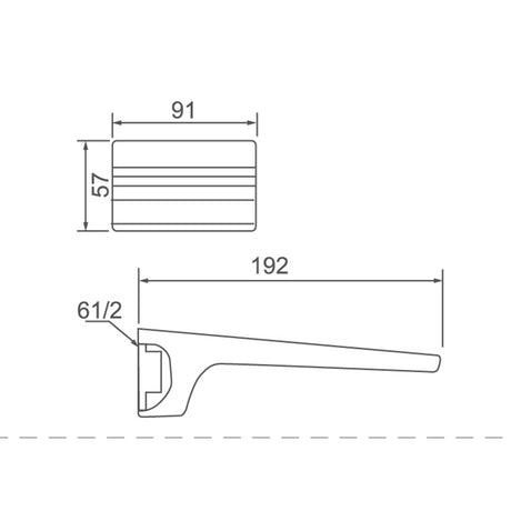 ACQUA Waterfall Bath Spout in Chrome