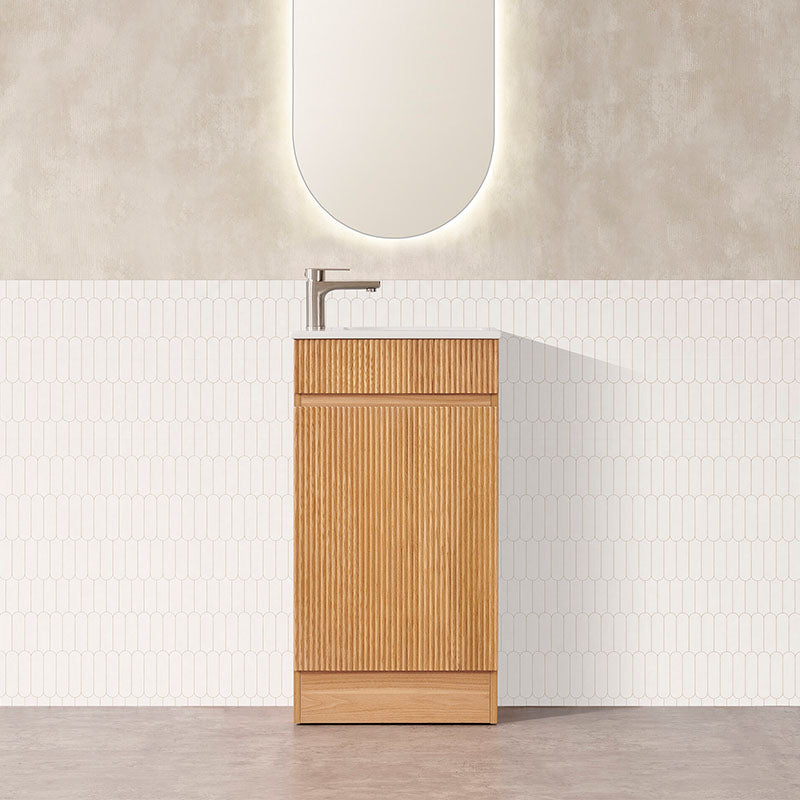 York Collection Free Standing Vanity Rosewood 453x247x855mm Cabinet Only