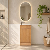 York Collection Free Standing Vanity Rosewood 453x247x855mm Cabinet Only