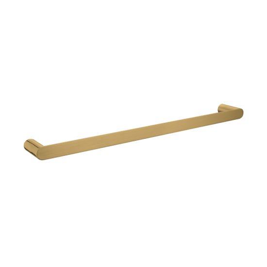 Bellino Brushed Yellow Gold 600mm Single Towel Rail