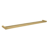 Bellino Brushed Yellow Gold 800mm Double Towel Rail