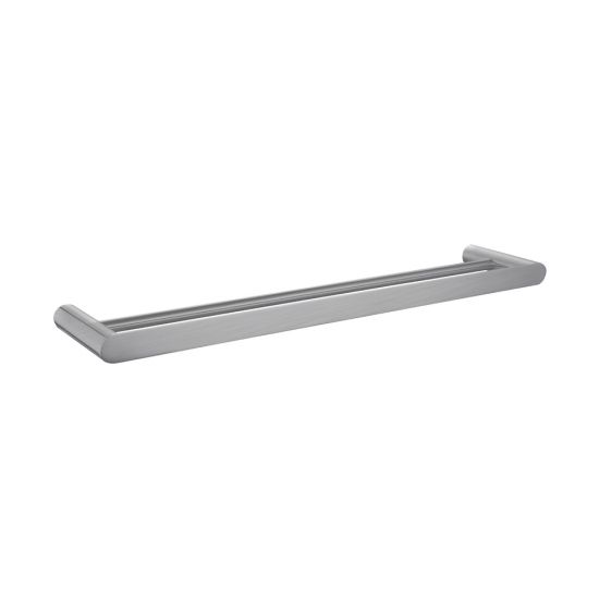 Bellino Brushed Nickel 600mm Double Towel Rail