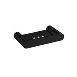 Persano Matte Black Zinc Alloy Soap Dish