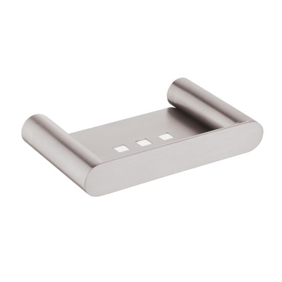 Esperia Brushed Nickel Soap Dish Holder