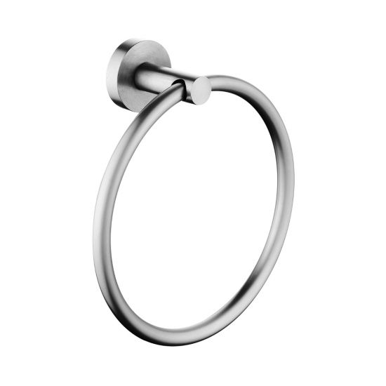 Pentro Brushed Nickel Round Wall Mounted Round Hand Towel Ring