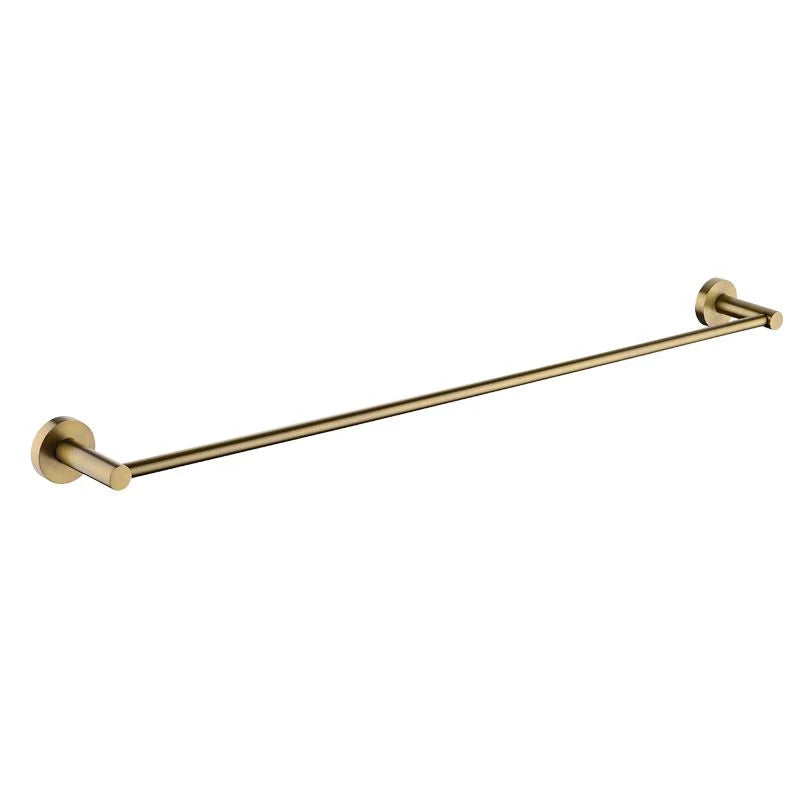 Pentro Brushed Yellow Gold Single Towel Rail 790mm(Cuttable)