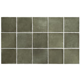 Argile Khaki Matt Subway 100x100mm