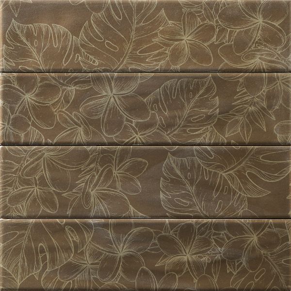 Aurea Brass Flos Matt Feature Subway 75x300mm