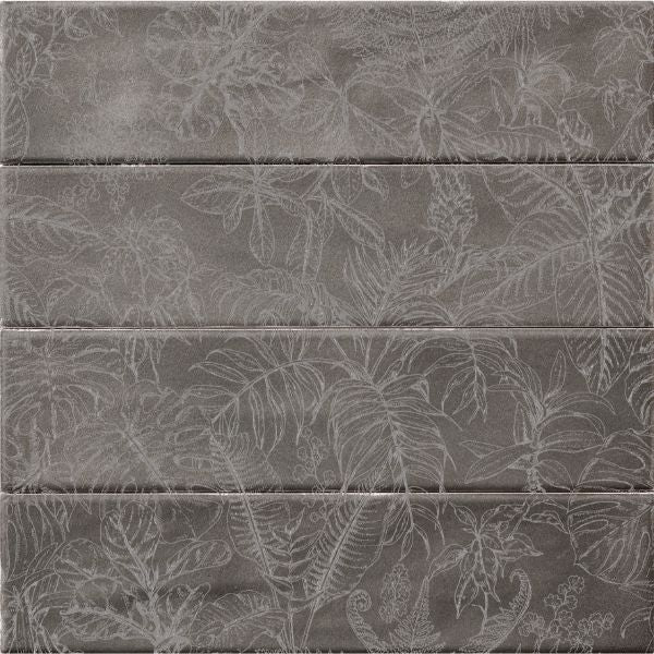 Aurea Silver Flos Matt Feature Subway 75x300mm