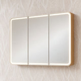 LED Austin Shaving Cabinet Rosewood 1500x750x145mm