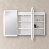 LED Austin Shaving Cabinet Matt White 1500x750x145mm