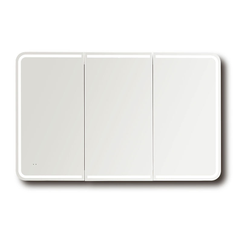 LED Austin Shaving Cabinet Matt White 1500x750x145mm