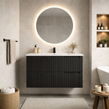 Elena Series Wall Hung Matt Black 880x455x540mm CABINET ONLY