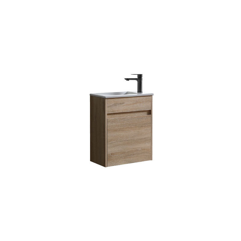 Blair Series Slimline Wall Hung Natural Timber 453x247x540mm CABINET ONLY