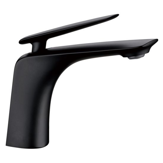 Bellino Matte Black Basin Mixer Tap