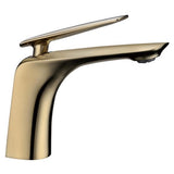 Bellino Brushed Yellow Gold Basin Mixer Tap