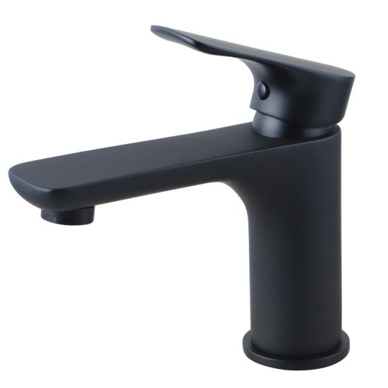 Persano Matte Black Basin Mixer