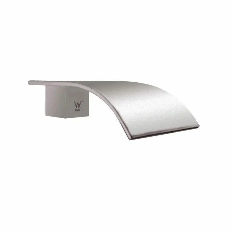 Cascade Brushed Nickel Waterfall Bathtub/Basin Wall Spout