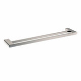 AU Series Brushed Nickel Double Towel Rail 800mm