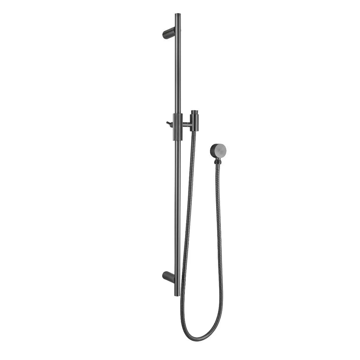 CADDENCE Series Brushed Gun Metal Grey Shower Rail without Handheld Shower