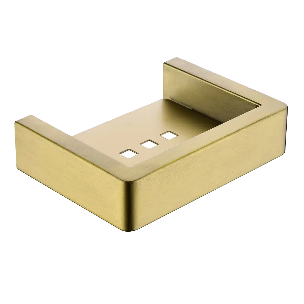 IVANO Series Brushed Brass Soap Dish Holder