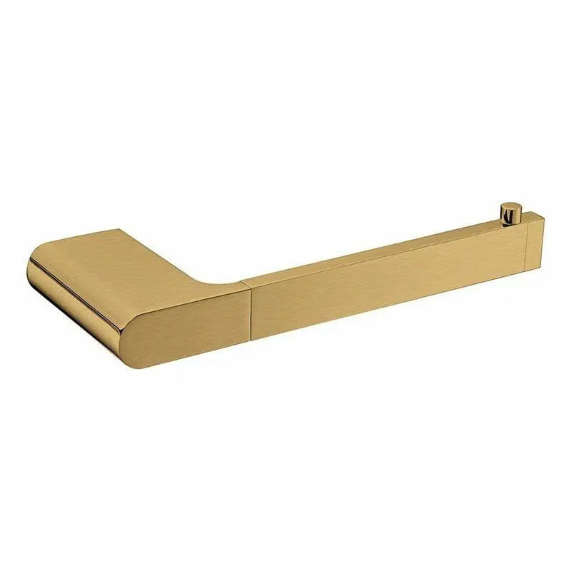 AU Series Brushed Brass Toilet Paper Holder