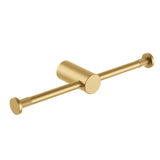 CADDENCE Series Brushed Yellow Gold Double Toilet Paper Holder