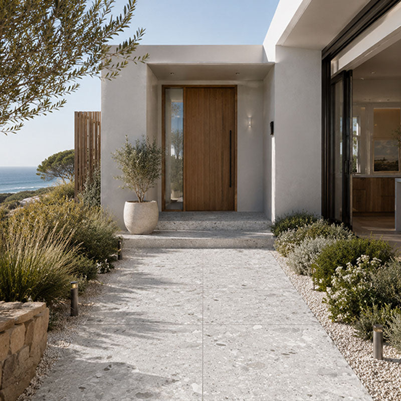 Entiva Ceppo Stone Light Grey Lastra 20mm Porcelain Paver 600x600mm