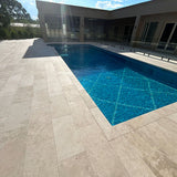 Travertine Classic Tumbled And Unfilled Dropface 610x406x30/60mm
