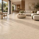 Travertine Cross Cut Beige Matt (In&Out) 600x600