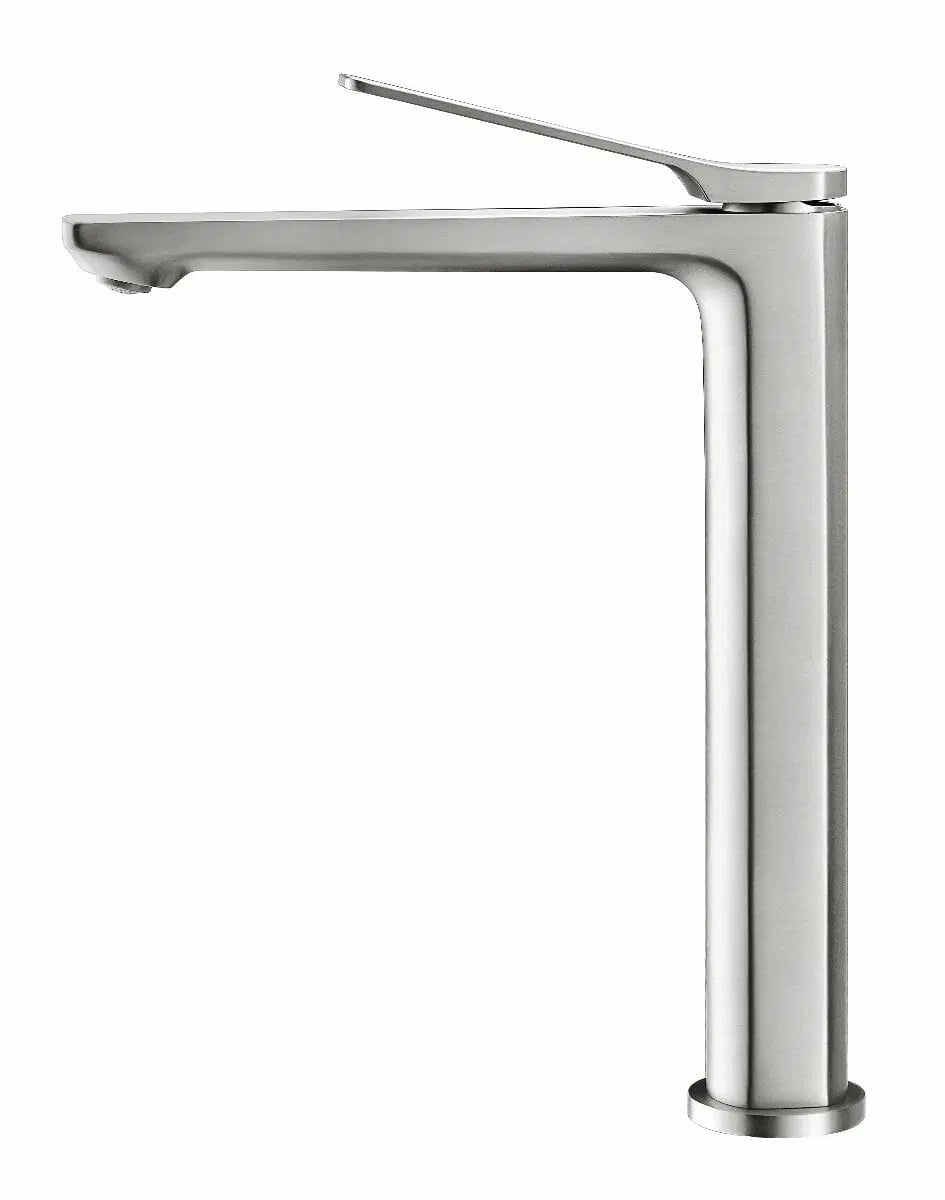 Rushy Tall Basin Mixer Brushed Nickel