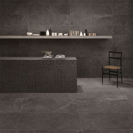 Entiva Enzo Arrow Head Coal Mosaic 404x356